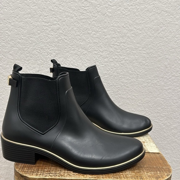 Kate Spade Solstice Rain Boots Black Size 10 - Picture 5 of 9